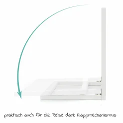 Bettgitter Lea aus massivem Buchenholz 100 x 45 cm - Weiß