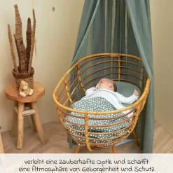 Betthimmel / Baldachin 240 x Ø 55 cm - Forest Green