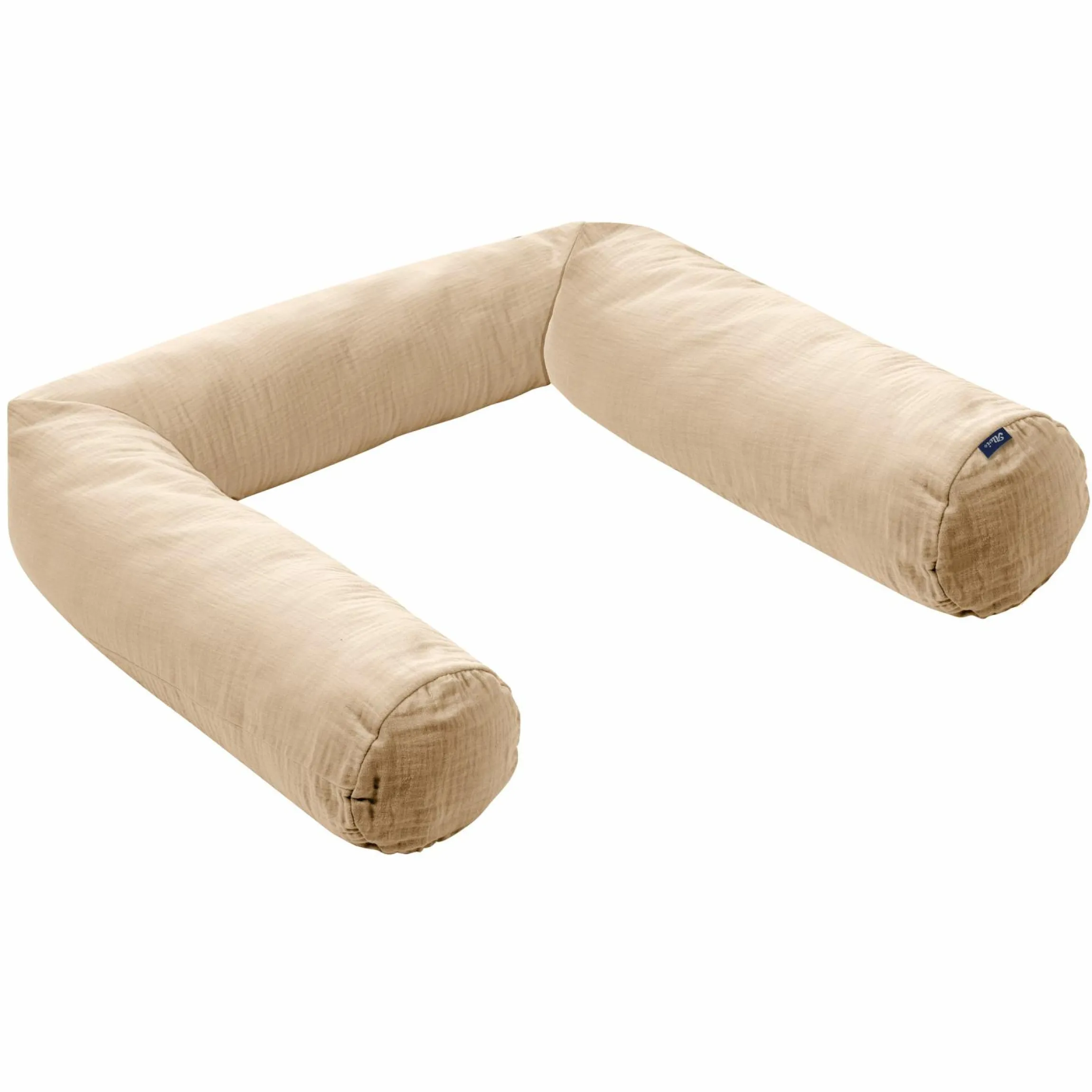 Bettschlange / Schlummer-Lounge Musselin 180 cm - Sand-Beige
