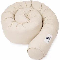 Bettschlange Musselin 180 cm - Sand
