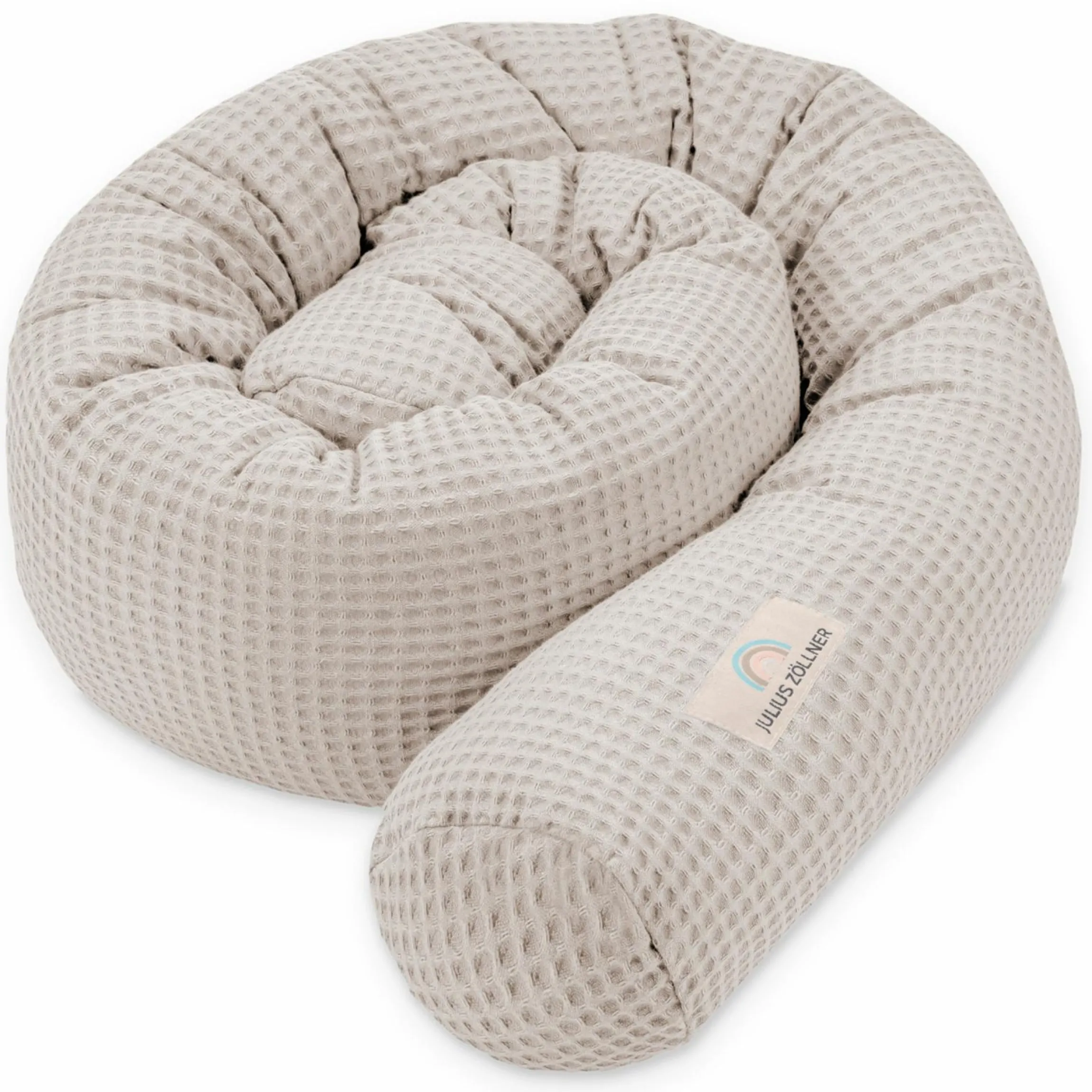 Bettschlange Waffelpique 180 cm - Seashell