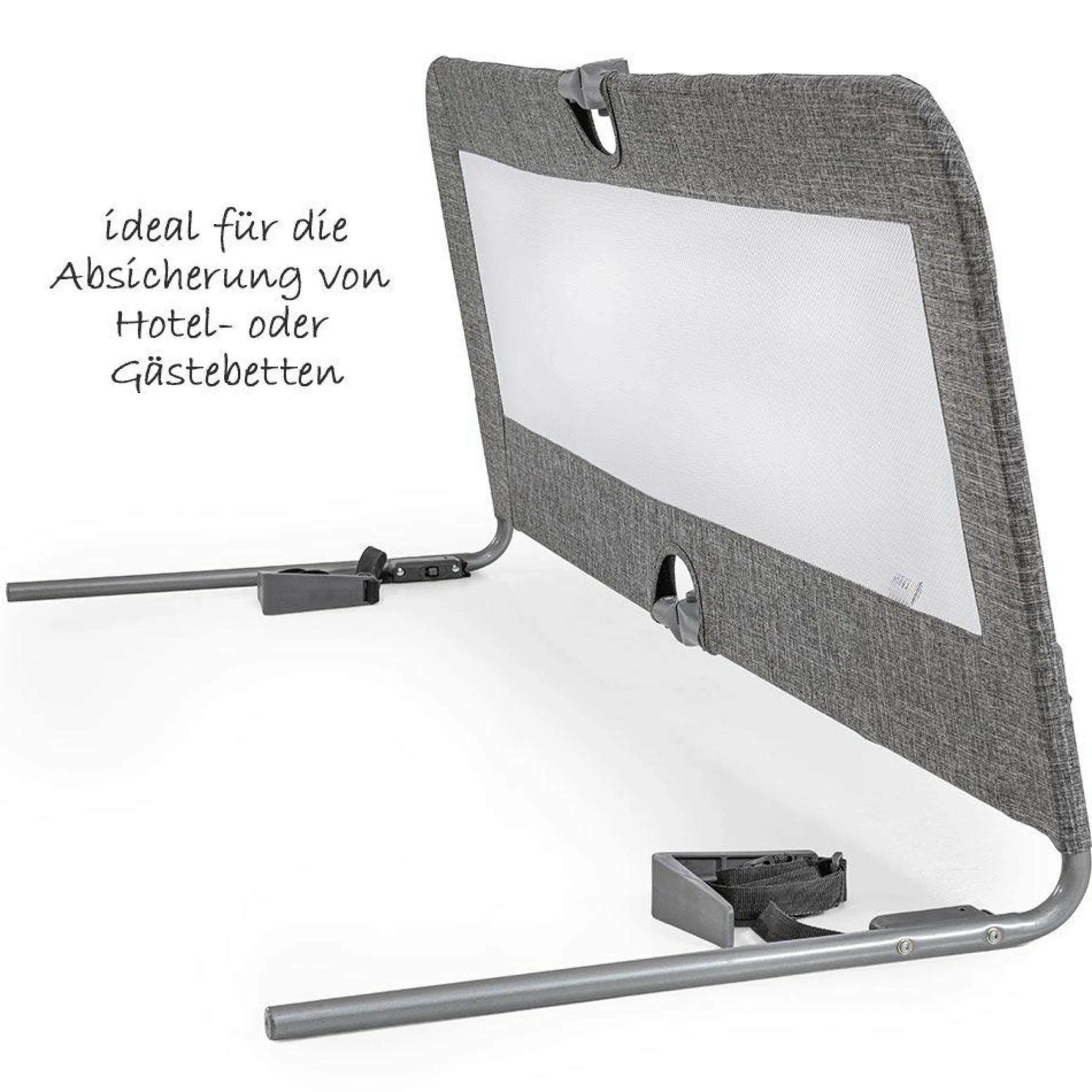 Bettschutzgitter Sleep'n Safe Plus XL 150 cm - Melange Grey