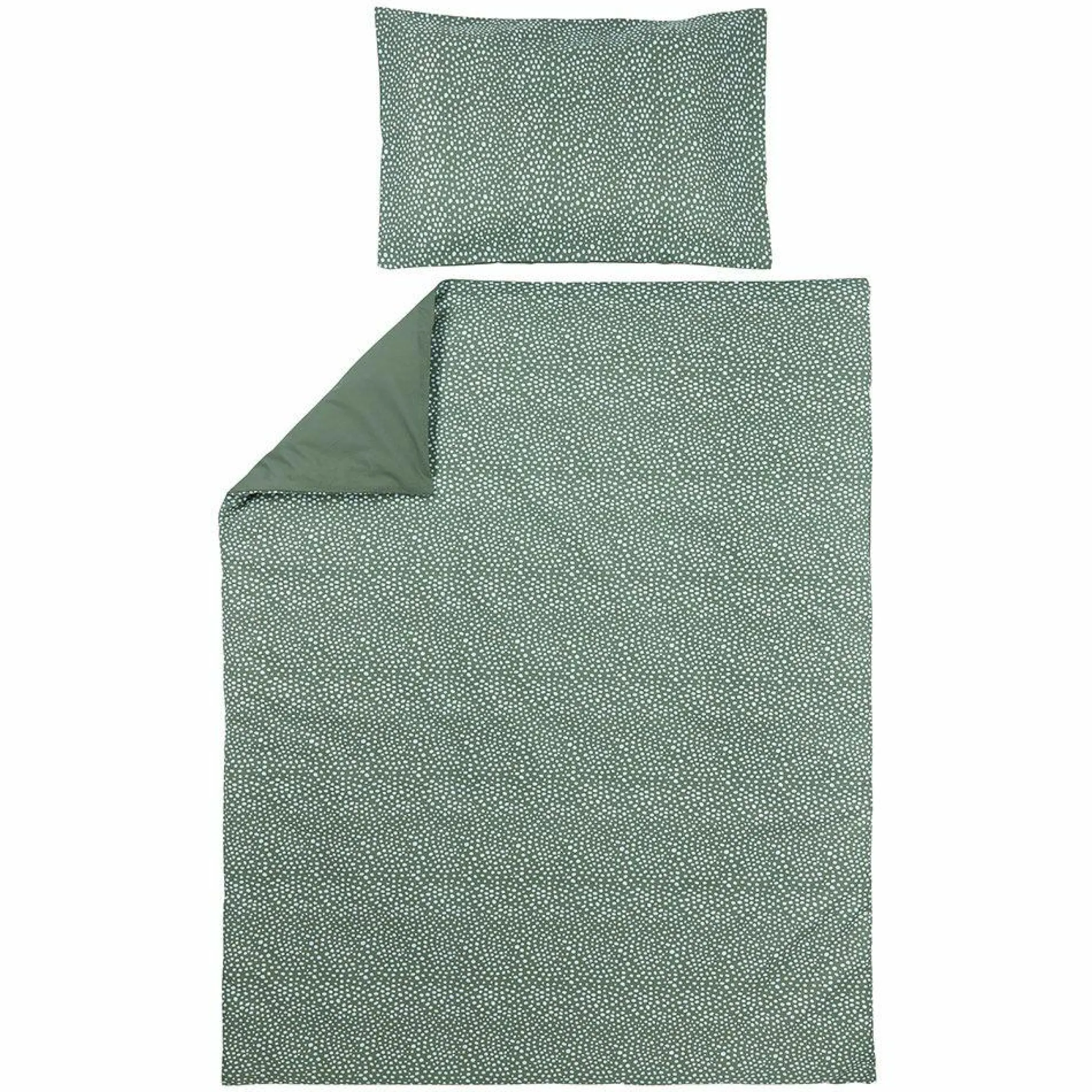 Bettwäsche 100 x 135 - Cheetah Forest Green