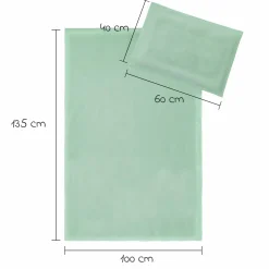 Bettwäsche 100 x 135 cm / 40 x 60 cm - Uni - Icegreen