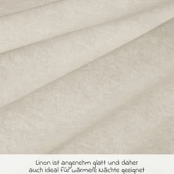 Bettwäsche 100 x 135 cm / 40 x 60 cm - Uni - Beige