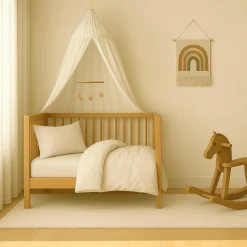 Bettwäsche 100 x 135 cm / 40 x 60 cm - Uni - Beige