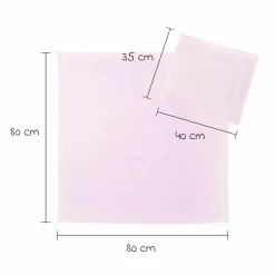 Bettwäsche 80 x 80 cm - Uni Rosa