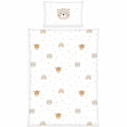 Bettwäsche Flanell 100 x 135 cm - Little Friends