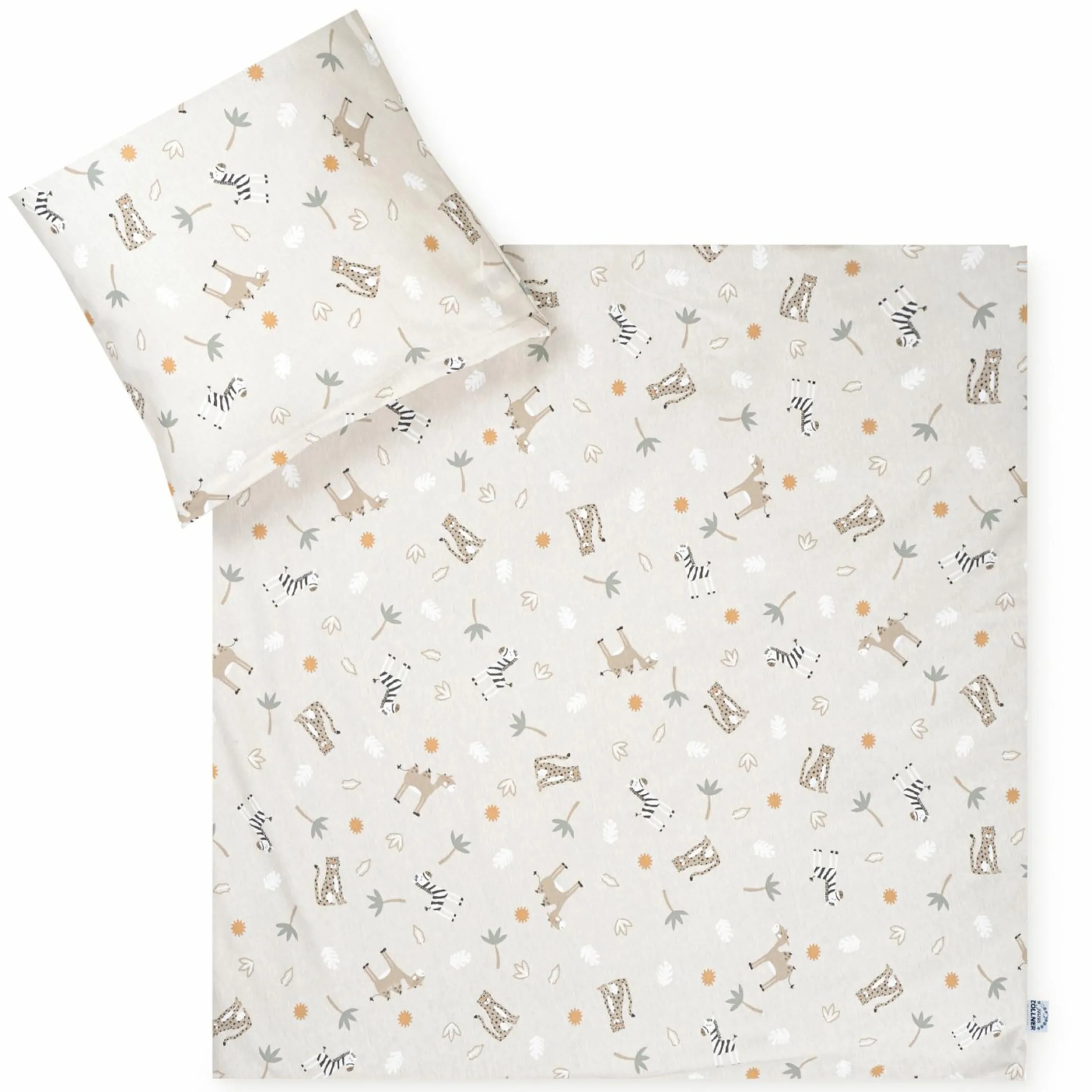Bettwäsche Jersey 80 x 80 / 35 x 40 cm - Savanne Beige