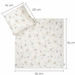 Bettwäsche Jersey 80 x 80 / 35 x 40 cm - Savanne Beige