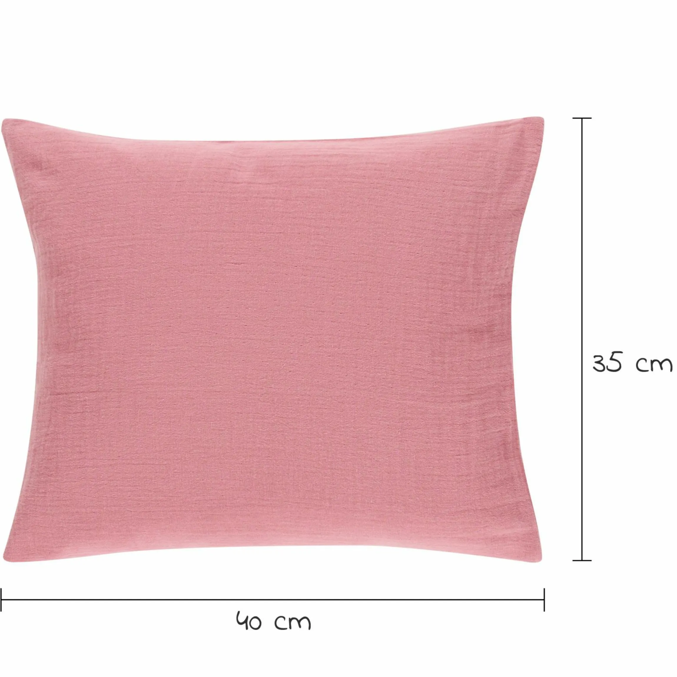Bettwäsche Mull mit Knopf 80 x 80 cm - Fox Glove