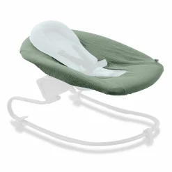 Bezug für Alpha Newborn Bouncer (atmungsaktiv & einfach waschbar) - Sage