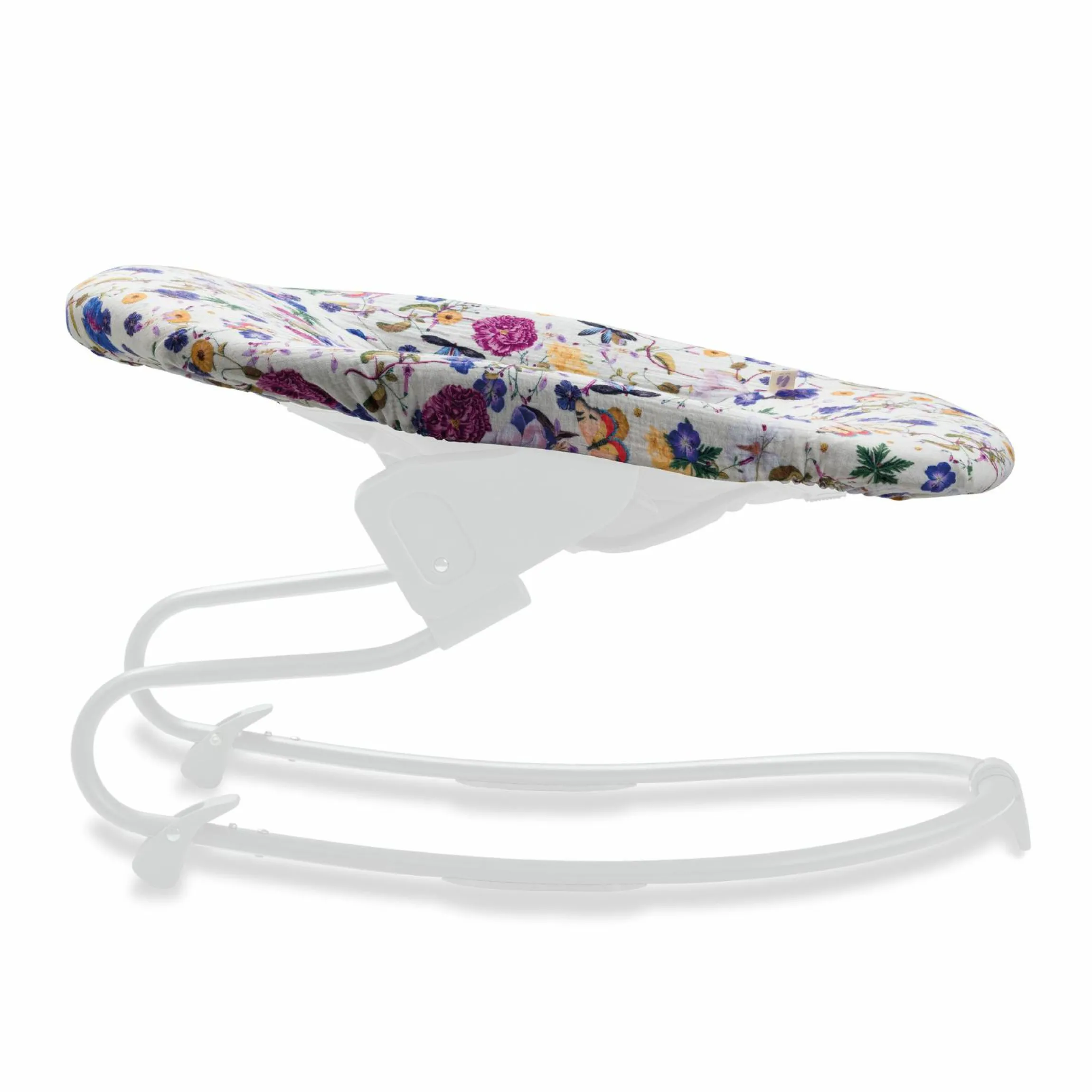 Bezug für Alpha Newborn Bouncer (atmungsaktiv & einfach waschbar) - Floral Beige