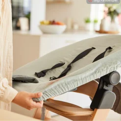 Bezug für Highchair Bouncer (atmungsaktiv & einfach waschbar) - Dark Grey