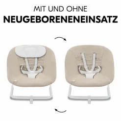 Bezug für Highchair Bouncer (atmungsaktiv & einfach waschbar) - Beige