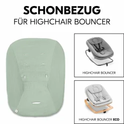Bezug für Highchair Bouncer (atmungsaktiv & einfach waschbar) - Sage
