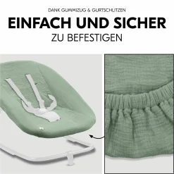 Bezug für Highchair Bouncer (atmungsaktiv & einfach waschbar) - Sage