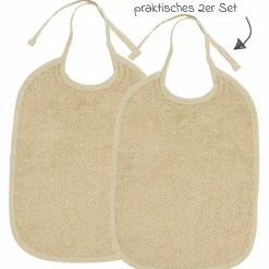 Binde-Lätzchen 2er Pack - Sand