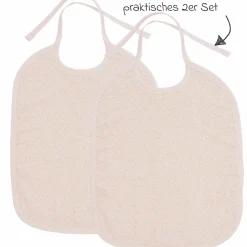 Binde-Lätzchen 2er Pack - Soft Pink