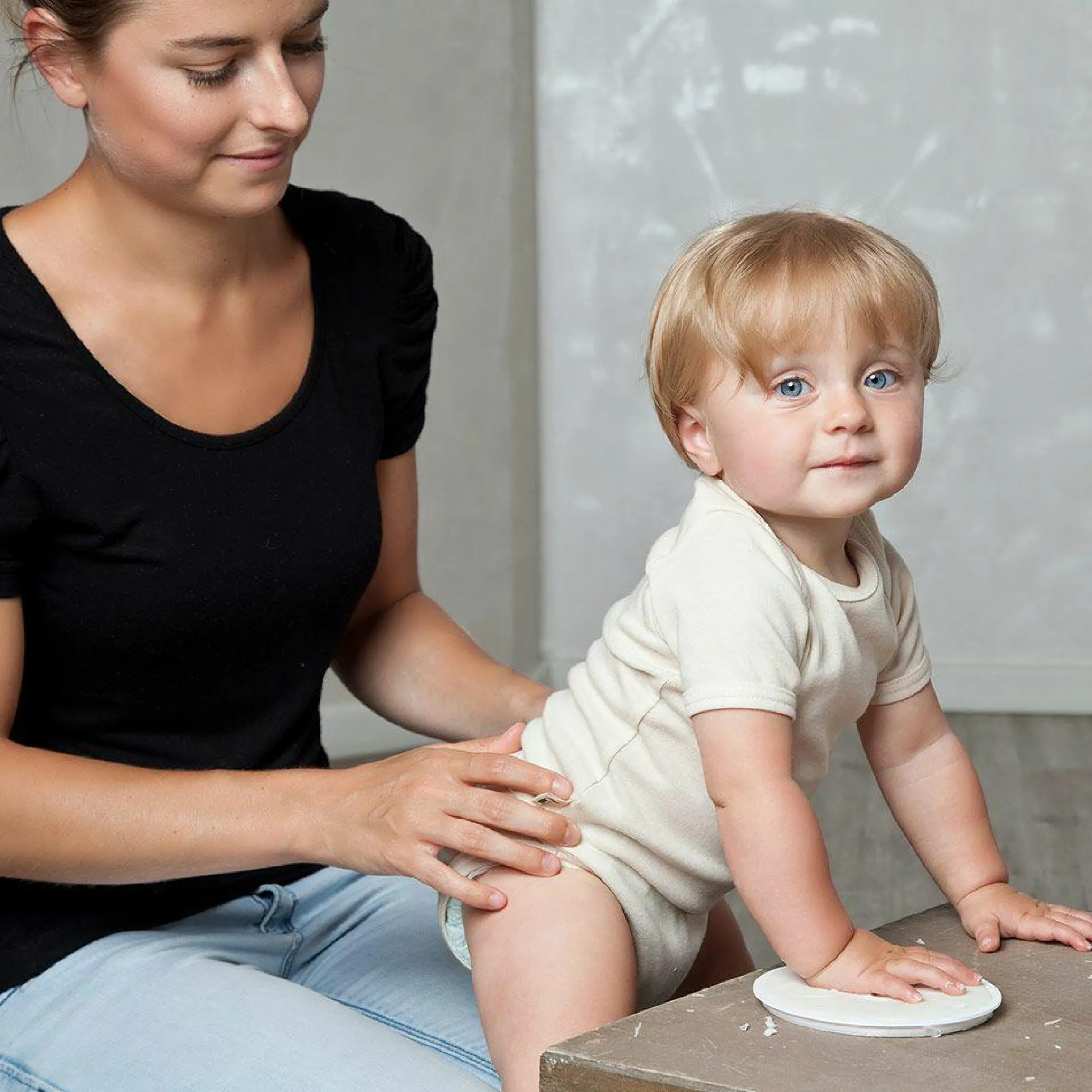 Bio-Baby-Abdruck-Set inkl. 2 Bändern