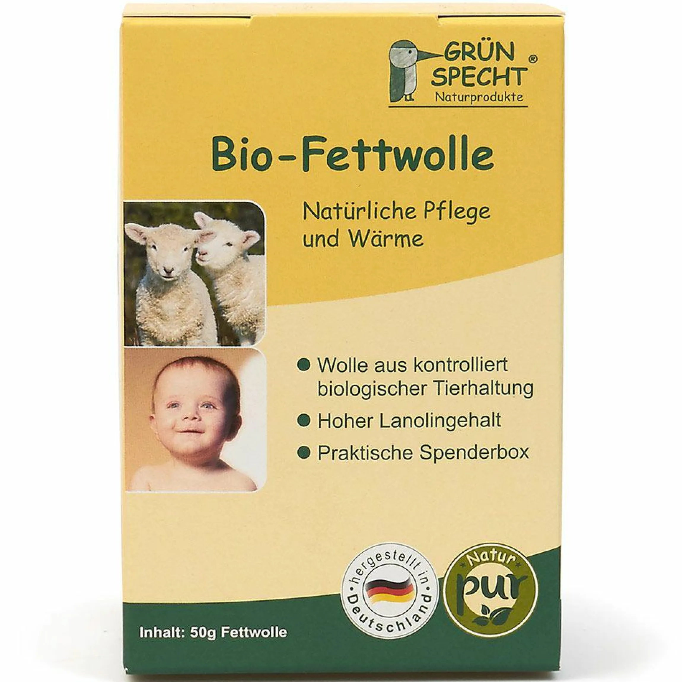 Bio-Fettwolle 50 g