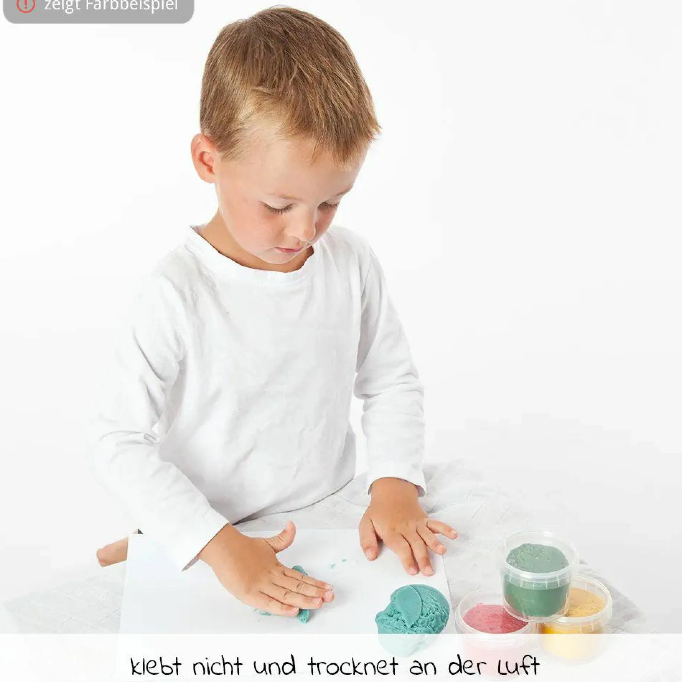 Bio-Soft-Knete - Schwarz und Weiss
