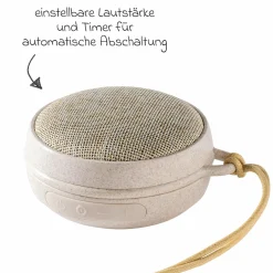 Bluetooth Lautsprecher White Noise Echo01 mit 10 Klängen - Wheat