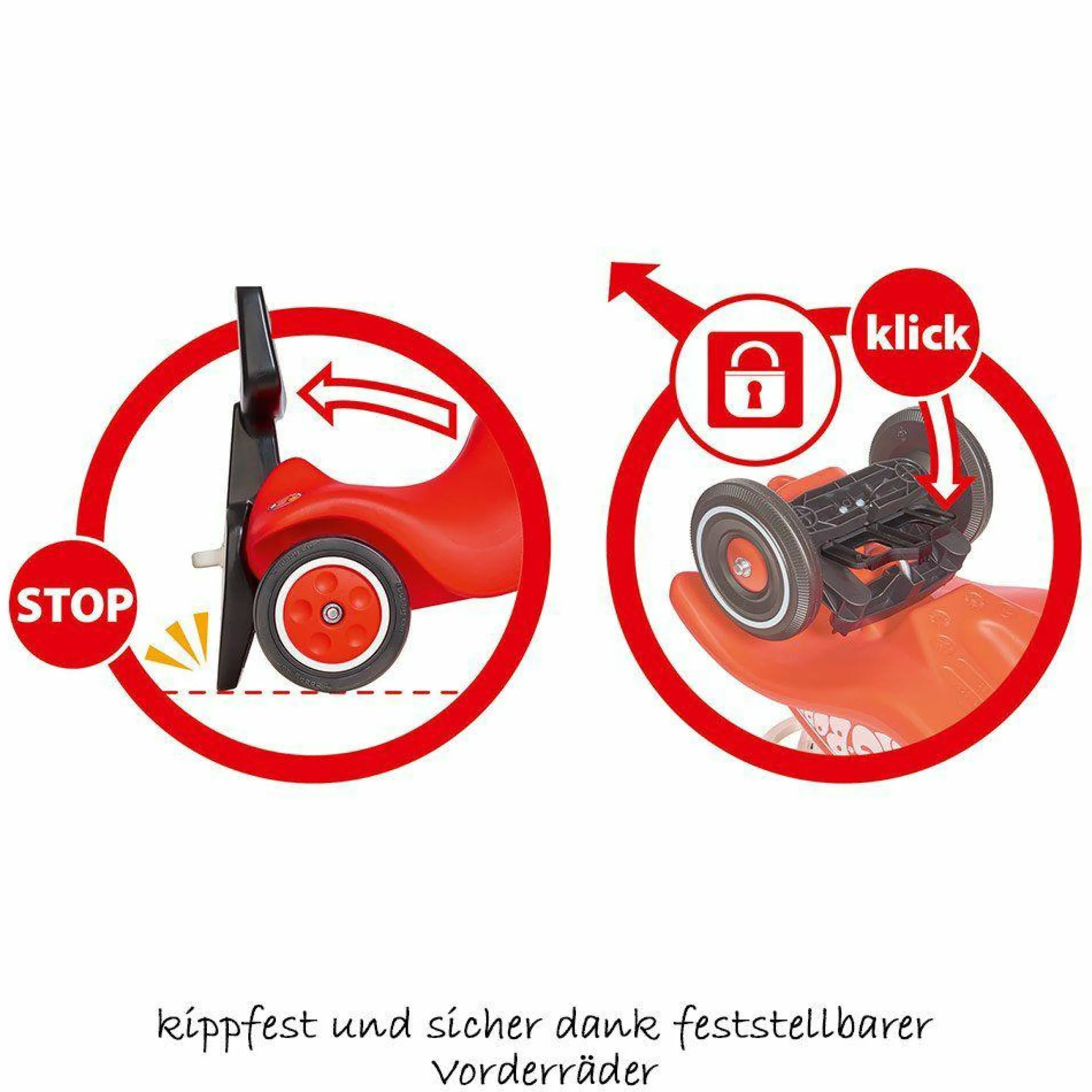 Bobby Car Walker - 2in1 Rückenlehne und Lauflernhilfe
