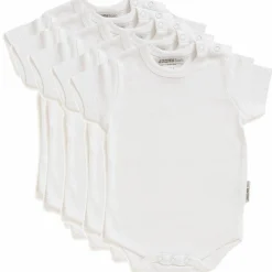 Body Kurzarm  5er Pack - Weiß - Gr. 50 / 56