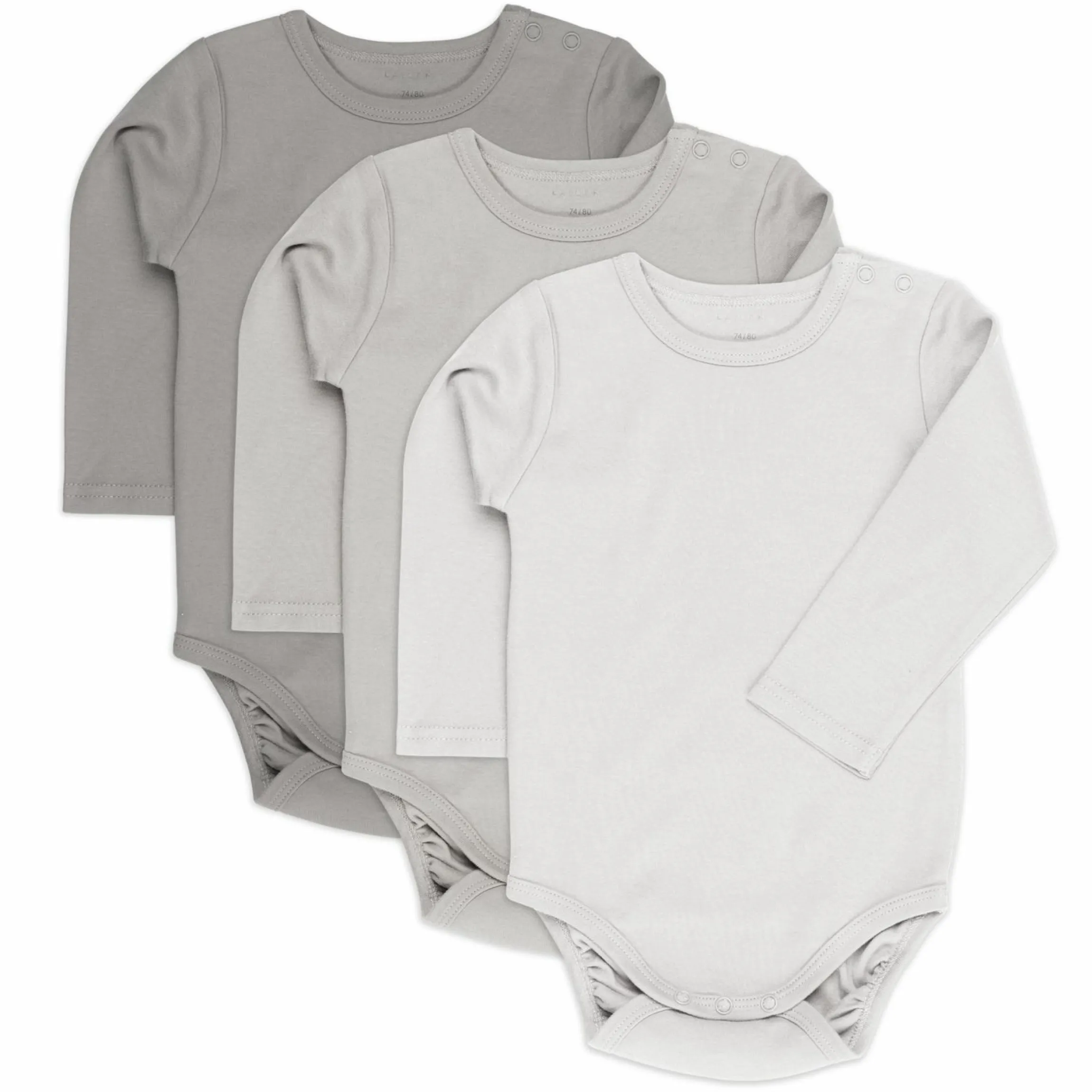 Body Langarm 3er Pack - Natur - Gr. 98