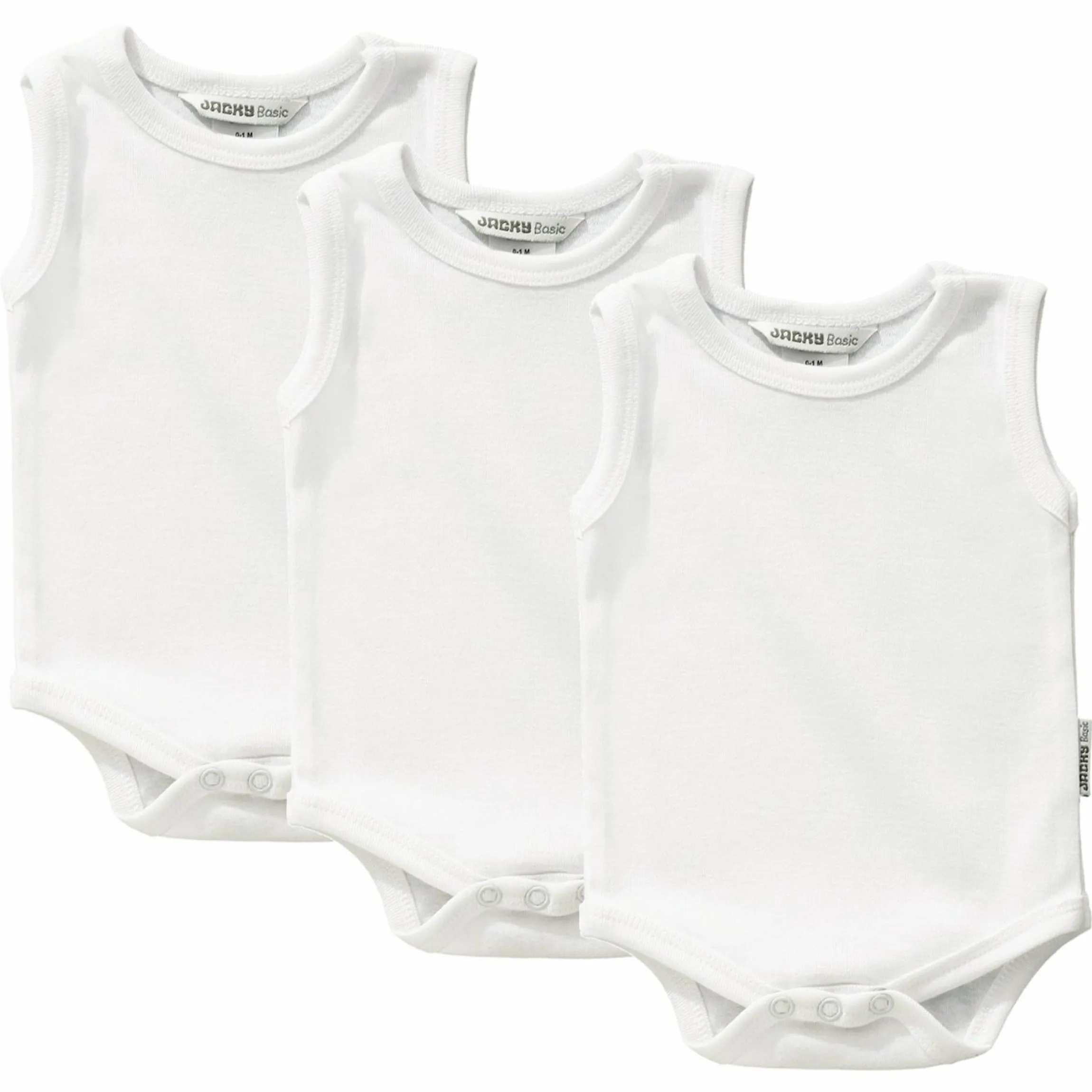 Body Ohne Arm 3er Pack - Weiß - Gr. 86/92