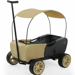Bollerwagen Eco Mobil Safari - faltbar mit Dach, Transportwagen & Handwagen für 2 Kinder