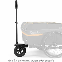 Bollerwagenset für Qubee und Qubee XL - Schwarz