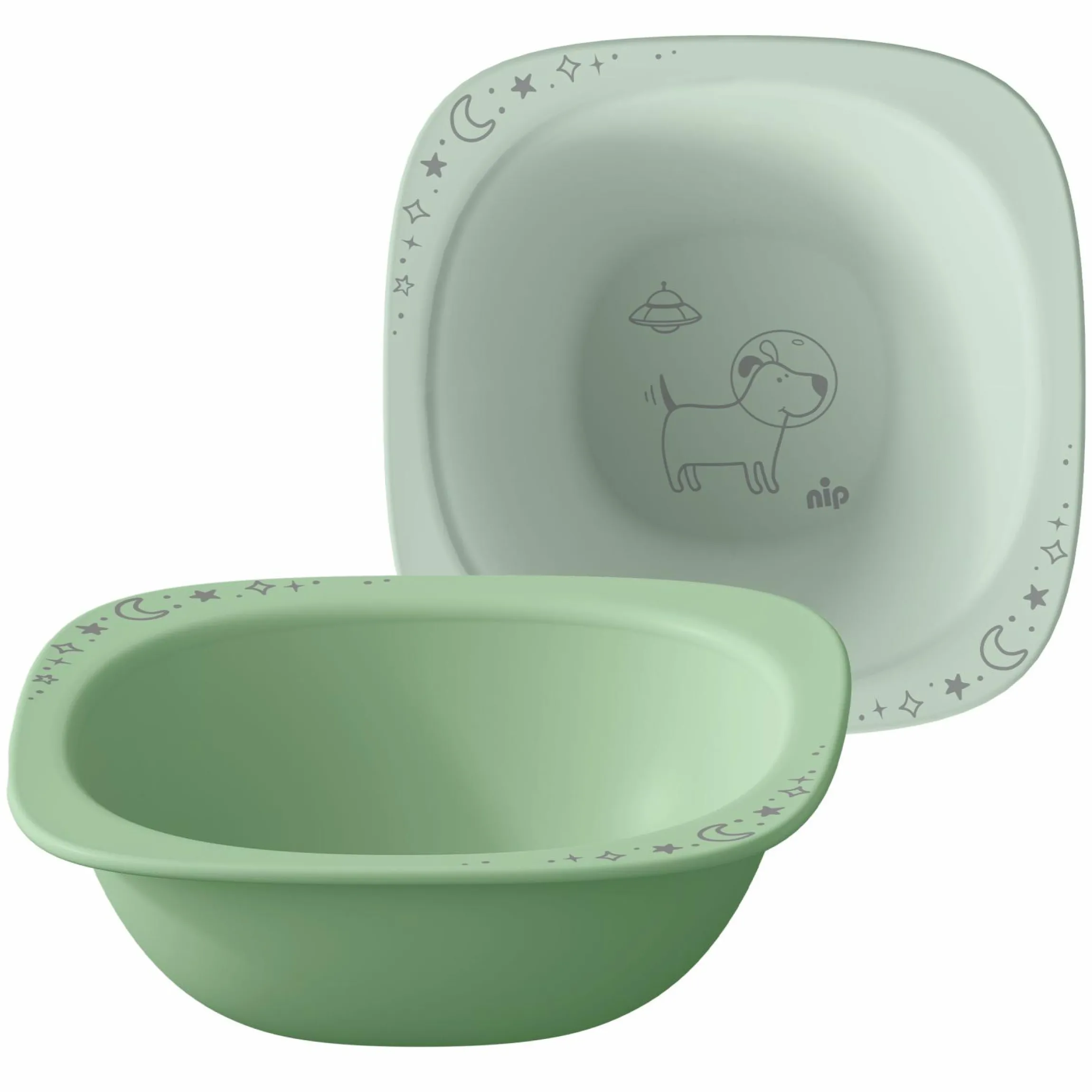 Breischale 2er Pack eat green - Grün