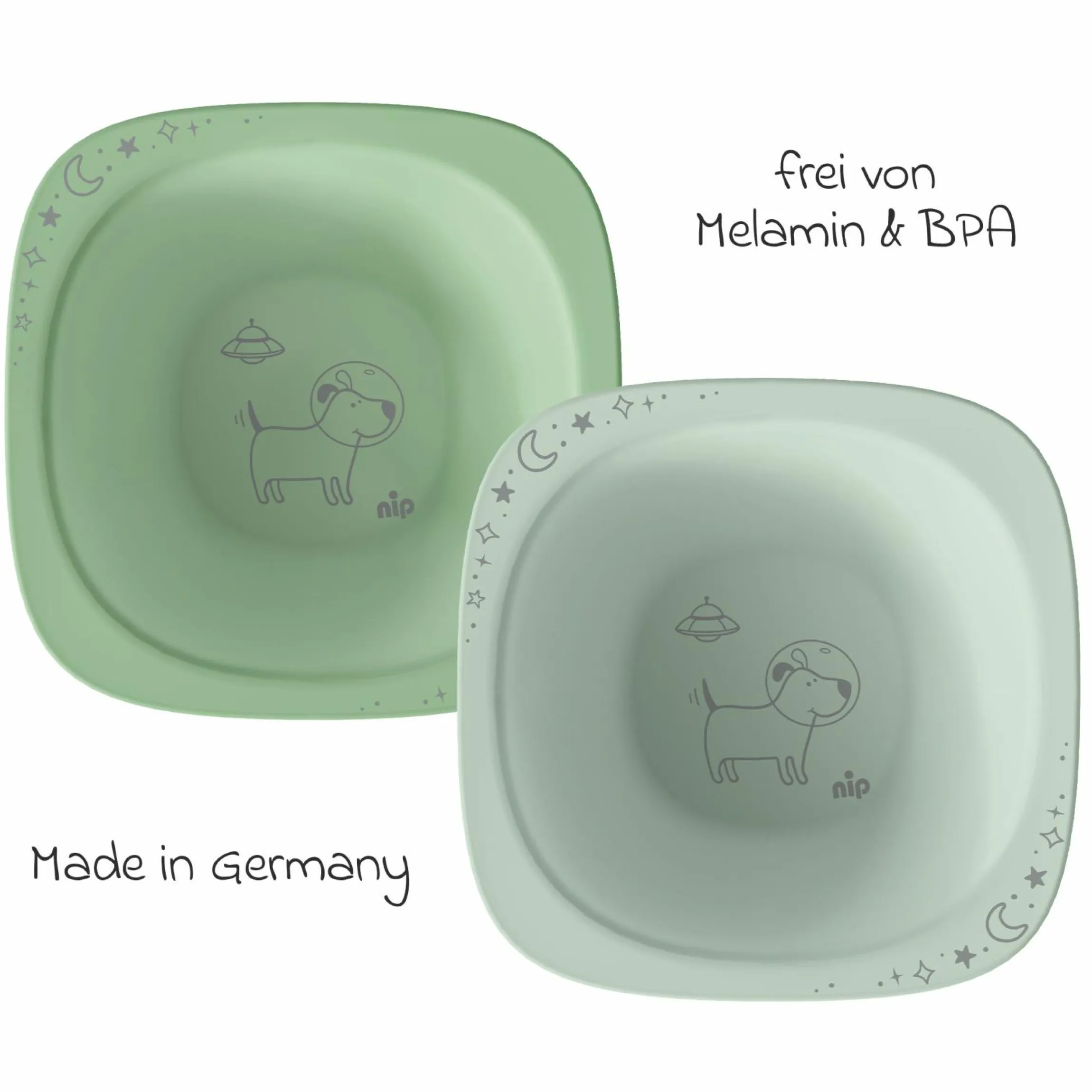 Breischale 2er Pack eat green - Grün