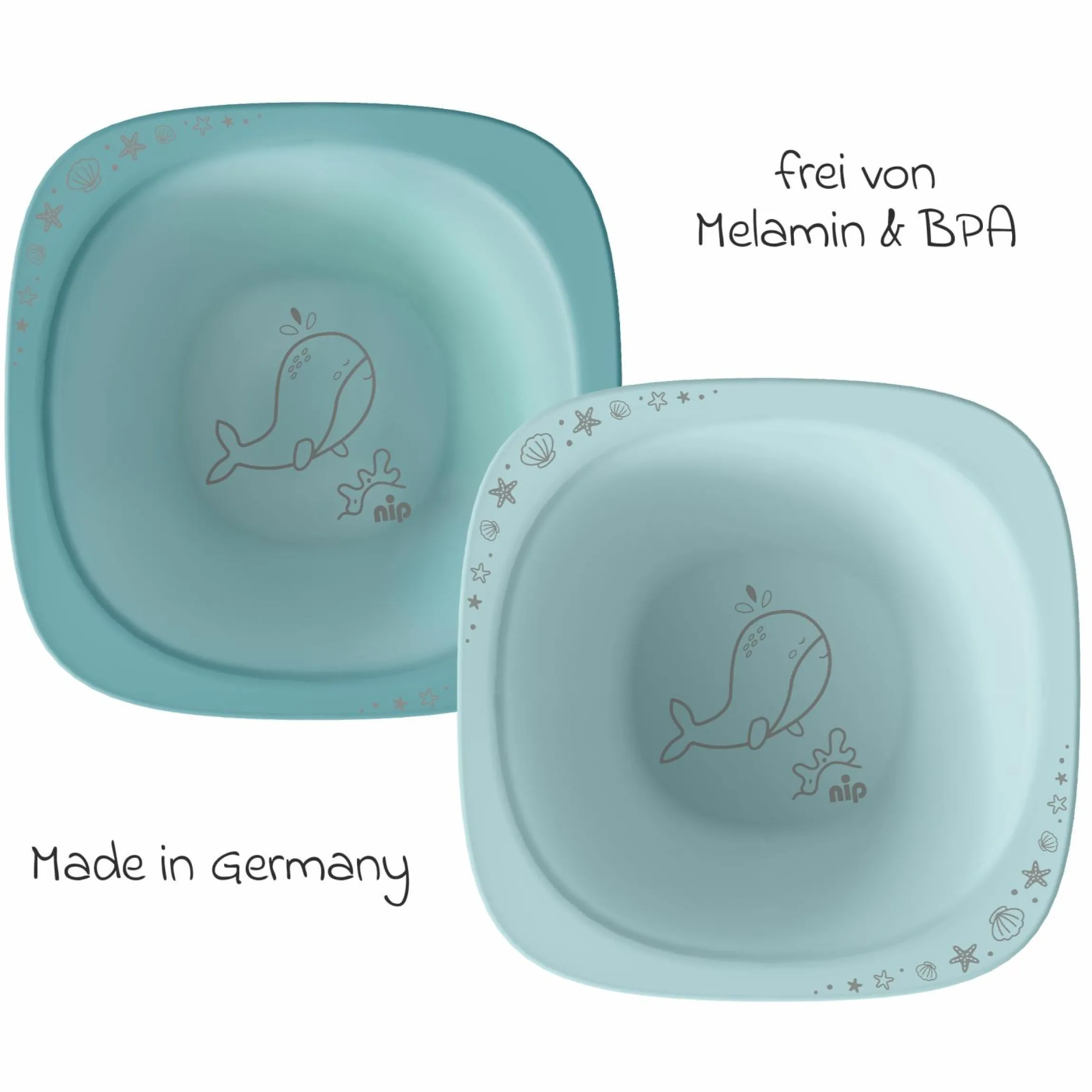 Breischale 2er Pack eat green - Blau