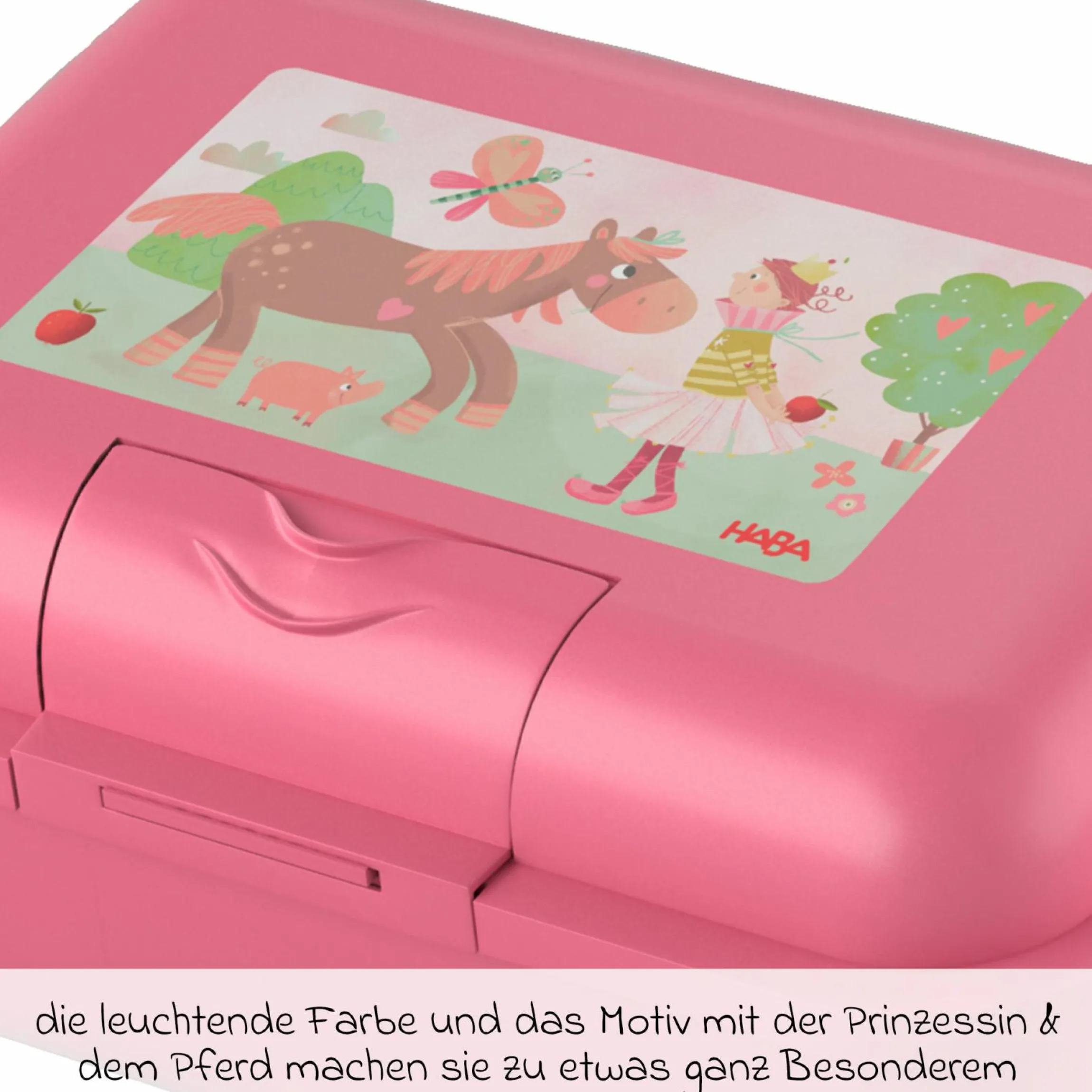 Brotdose / Lunchbox - Prinzessin & Pferd