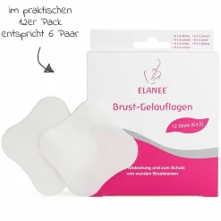 Brust-Gelauflagen 6 Paar