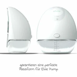 Brustschale 2er Pack für Milchpumpe Elvie Pump 21 mm - Clear