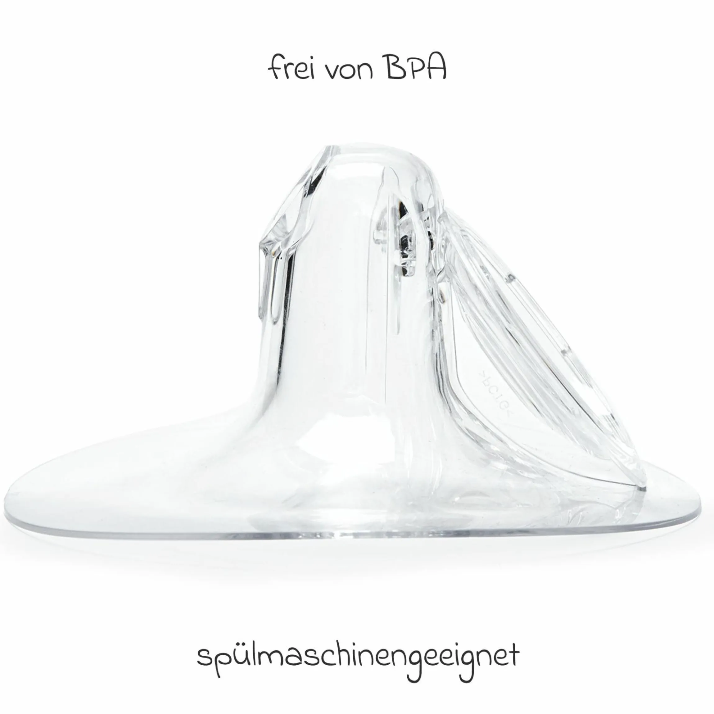 Brustschale 2er Pack für Milchpumpe Elvie Pump 28 mm - Clear