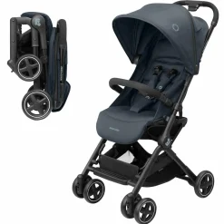 Buggy & Reisebuggy Lara² mit Automatik-Faltung, Liegeposition, bis 22 kg, nur 6,3 kg - Essential Graphite - Kollektion 2025