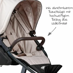 Buggy & Sportkinderwagen Mono 2 mit Luftkammerreifen inkl. Sportsitz bis 34 kg + XXL-Zamboo Zubehörpaket - Sand