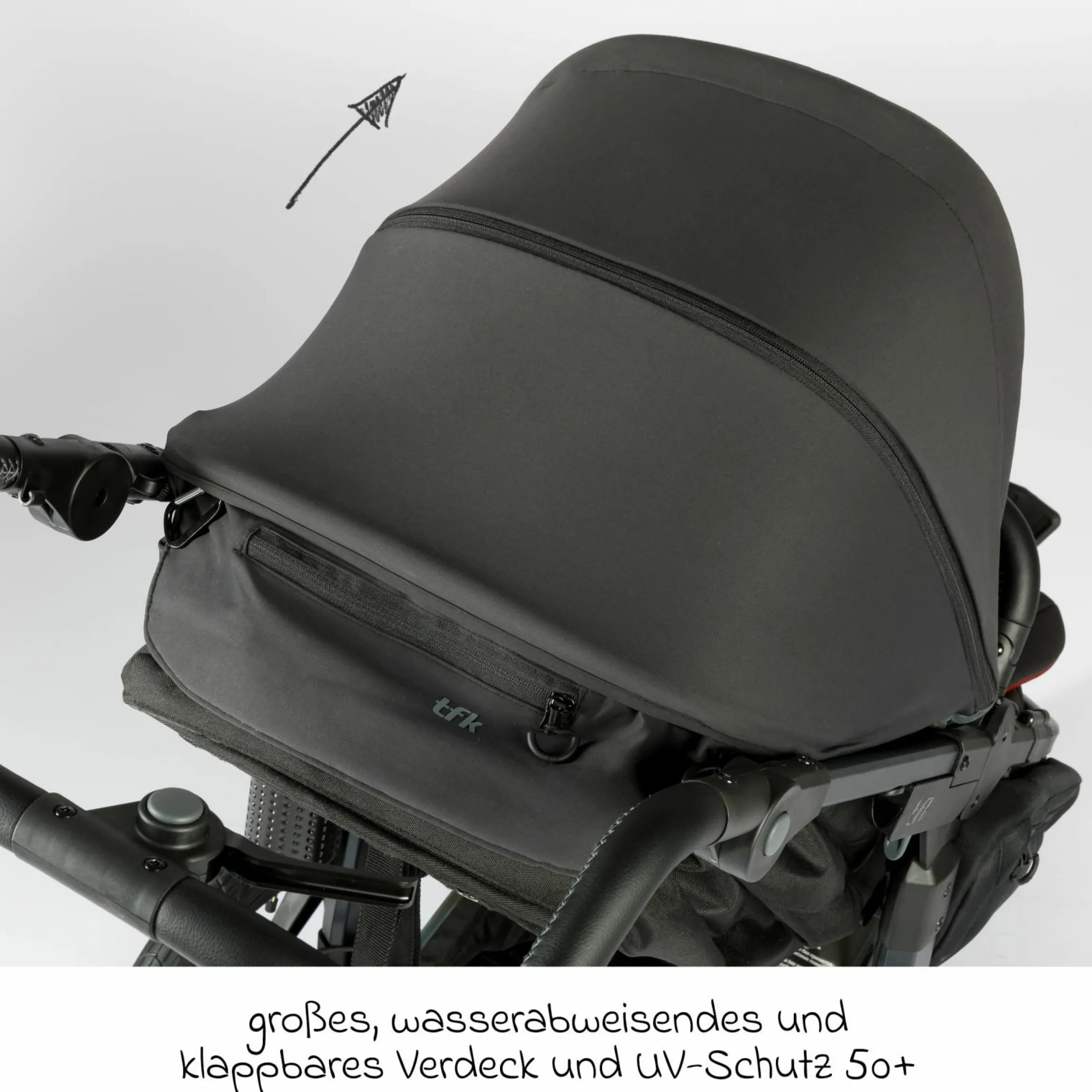 Buggy & Sportkinderwagen Pro mit Luftreifen inkl. Sportsitz bis 34 kg inkl. Maxi-Cosi Pebble Pro, Handyhalter, Getränkeflasche, Schnullertasche, Buggybuch & XXL Zubehörpaket - Anthrazit - Kollektion 2024