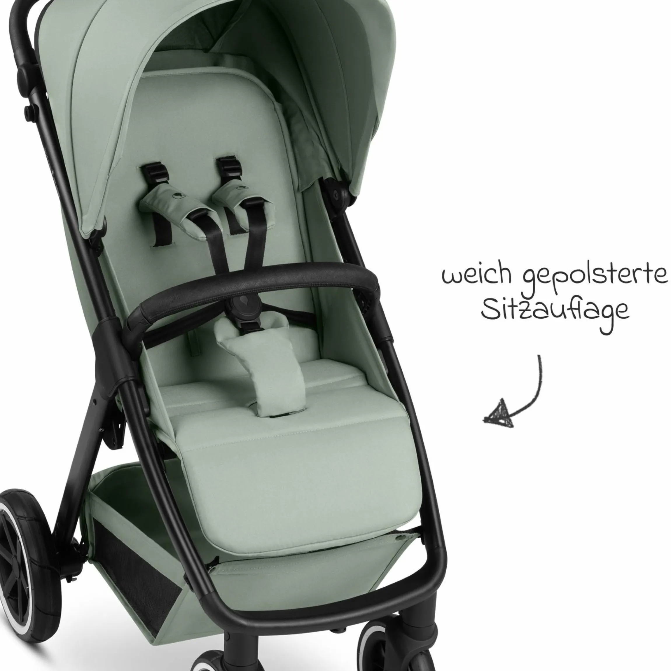 Buggy & Sportwagen Avus 2 Air mit Lufträdern, Einhand-Faltung und höhenverstellbarem Schieber - Pine - Kollektion 2025