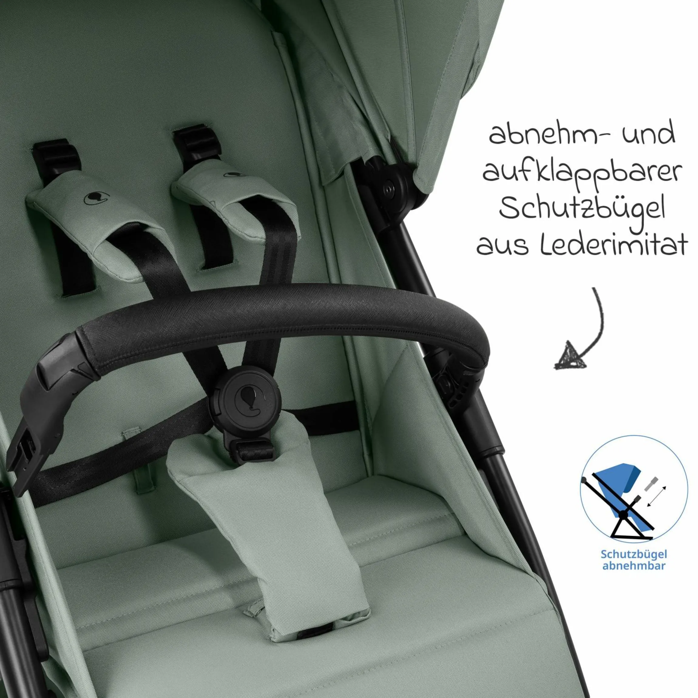 Buggy & Sportwagen Avus 2 mit Einhand-Faltung und höhenverstellbarem Schieber - Pine - Kollektion 2025