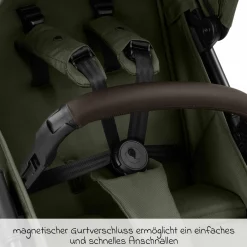 Buggy & Sportwagen Avus 2 mit Einhand-Faltung und höhenverstellbarem Schieber - Pure - Avocado - Kollektion 2025