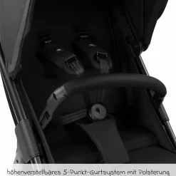 Buggy & Sportwagen Avus 2 mit Einhand-Faltung und höhenverstellbarem Schieber - Pure - Coal