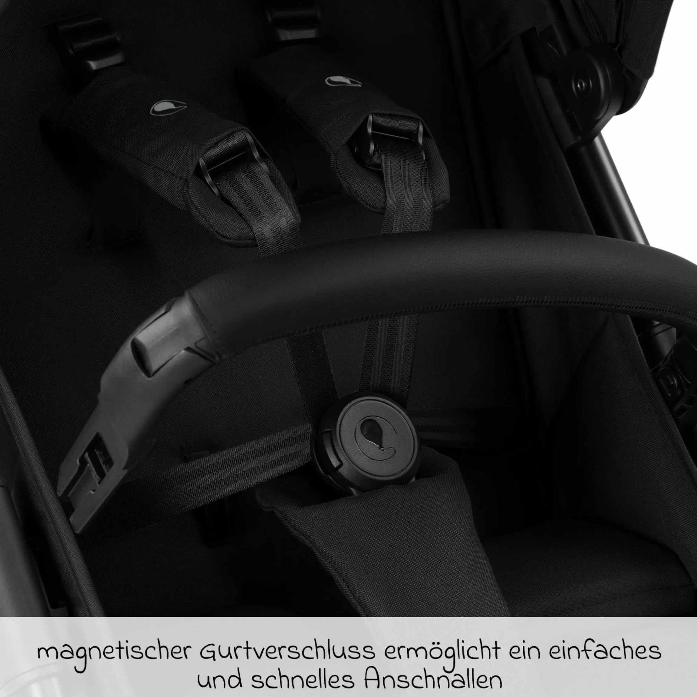Buggy & Sportwagen Avus 2 mit Einhand-Faltung und höhenverstellbarem Schieber - Pure - Coal