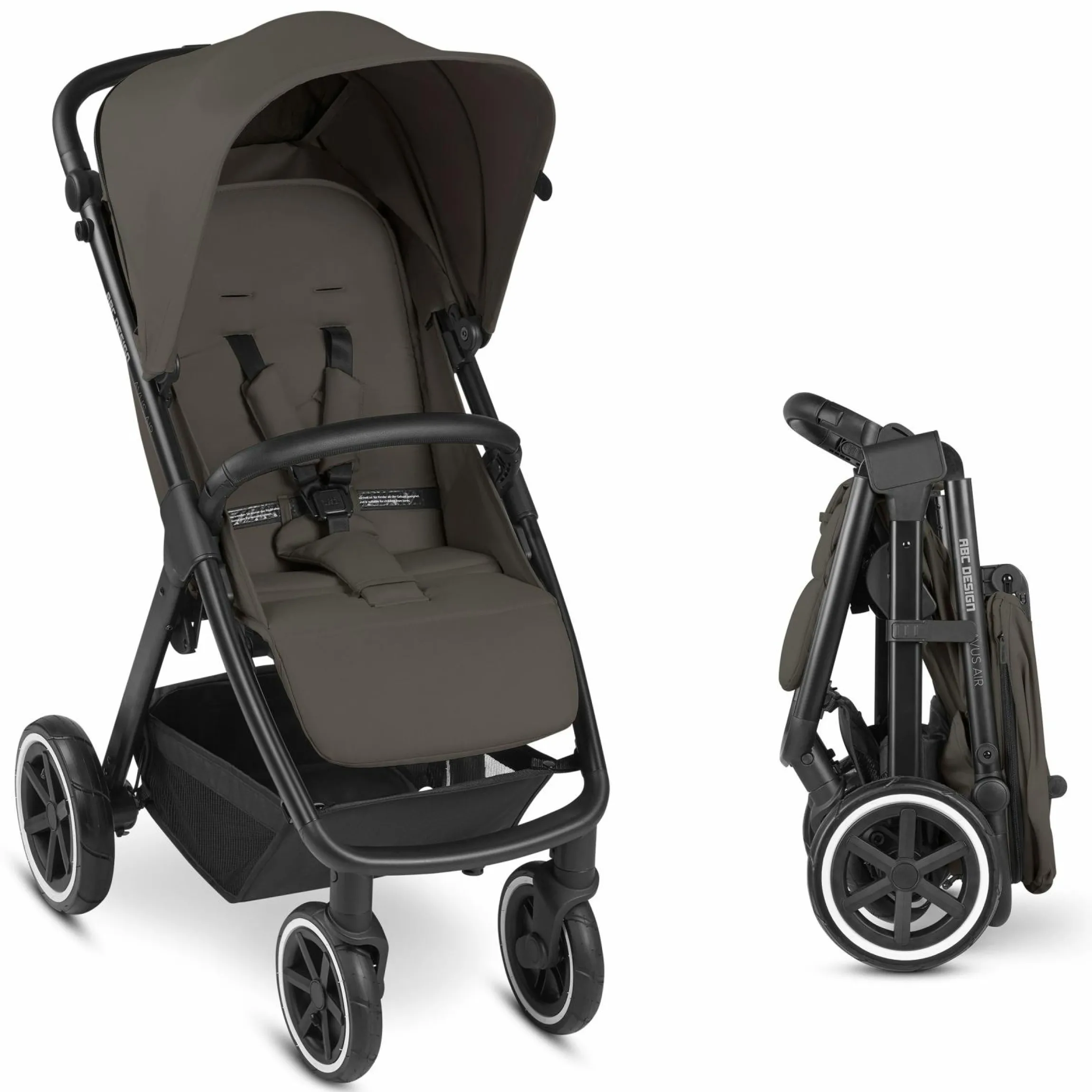 Buggy & Sportwagen Avus Air mit Lufträdern - Einhand-Faltung und höhenverstellbarem Schieber (bis 25 kg belastbar) - Cloud - Kollektion 2024