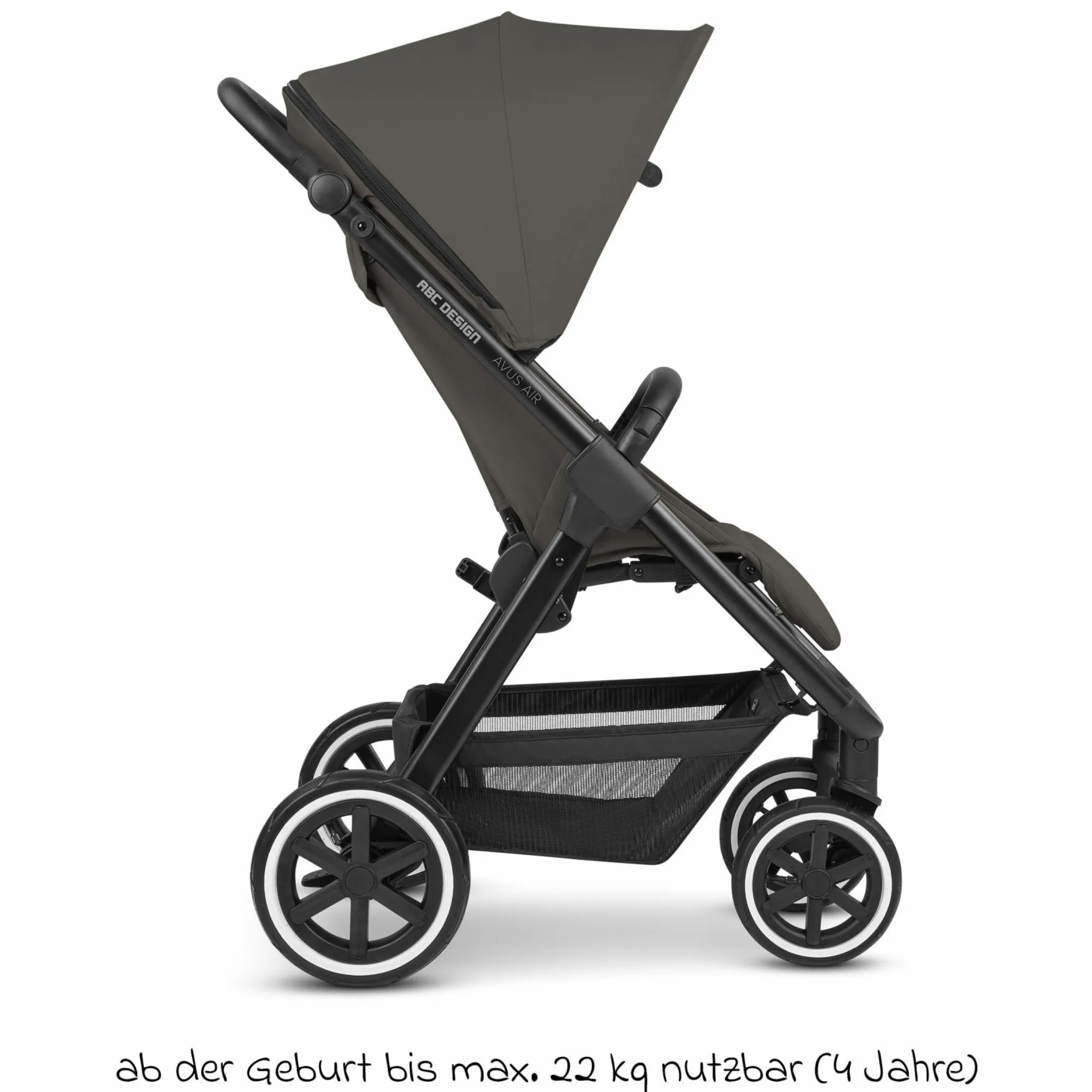Buggy & Sportwagen Avus Air mit Lufträdern - Einhand-Faltung und höhenverstellbarem Schieber (bis 25 kg belastbar) - Cloud - Kollektion 2024